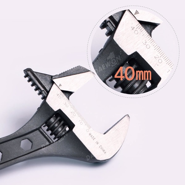 몽키 파이프렌치 와이어 12인치 고강도 몽키스패너