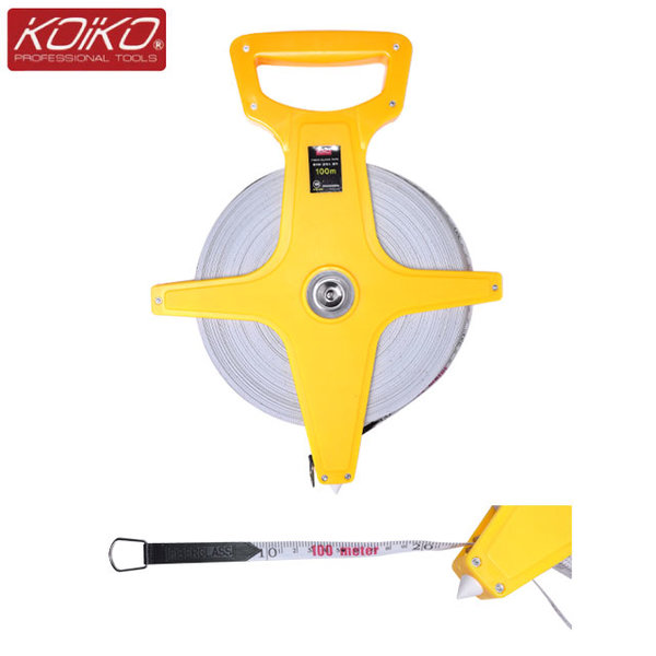 100M 화이바글라스 줄자 대형줄자 거리측정 롤줄자