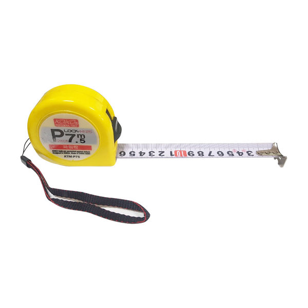 줄자 7.5m 재고상품 셀프락 측정공구 작업공구
