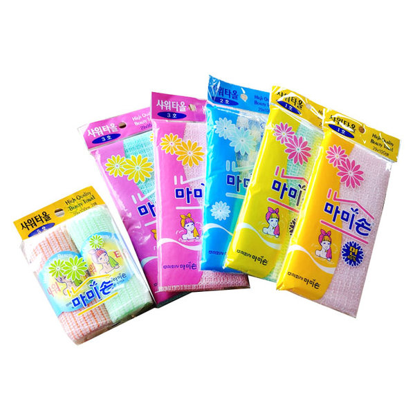 마미손 크린랩 샤워타올 타월 샤워볼 목욕타올