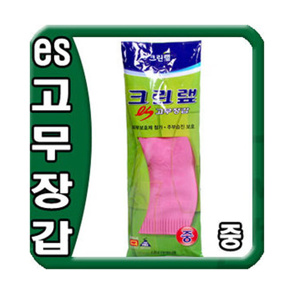 (마켓해머) 크린랲 ES고무장갑 중/ 크린랩